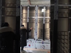 Luxury Foldable Bar Memiliki Glass Easy Move Steel Wine Cabinet