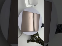 Kafe cermin emas stainless steel--