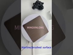 Lembar stainless steel untuk hairline coffee