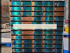 Panel PVD berlapis stainless steel mewah - emas mawar / sampanye akhir - hotel & VIP proyek