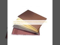 Panel Baja Tahan Karat Sarang Lebah Getaran Ketebalan 20MM 304