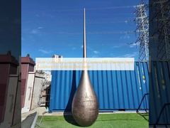 Patung Stainless Steel 316L Dilapisi Bubuk Warna Perak Emas Abu-abu Untuk Dekorasi Eksterior