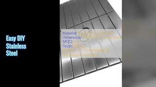 Lembaran Mosaik Stainless Steel DIY yang Mudah