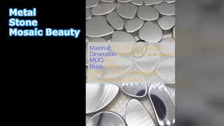 Desain Mosaik Batu Logam Unik