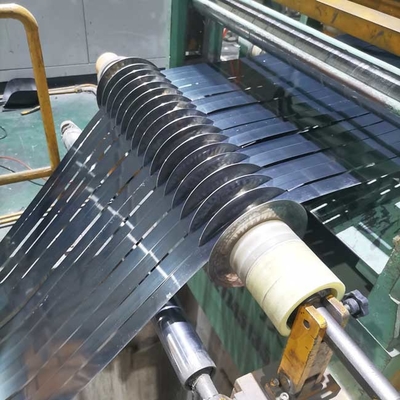 ASTM 201 Kumparan Strip Stainless Steel Tipis Titanium Hitam 0.38mm Hingga 0.55mm