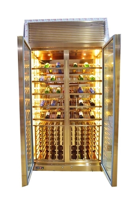 Modern stainless steel minimalis ruang tamu display kabinet rumah pintu kaca kabinet anggur