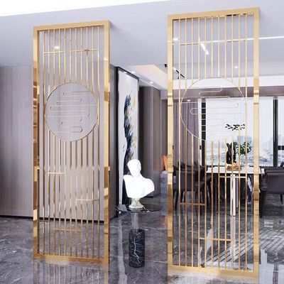 Harga yang bagus Pembatas Ruangan Partisi Layar Stainless Steel 800mm 304 430 Hitam Champaign Gold on line