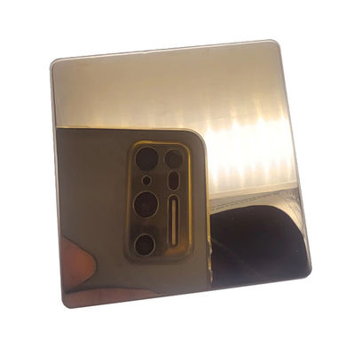 Harga yang bagus Lembaran Stainless Steel Berwarna 8K Warna Rose Gold untuk Dekorasi Interior Pelapis anti-sidik jari on line