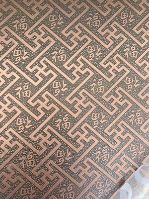 Harga bagus Lembar Stainless Steel Elevator Tahan Air 304 Cermin Finish Emas Terukir on line