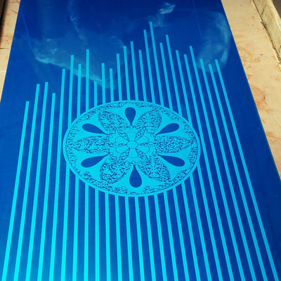 Harga yang bagus Lembaran Stainless Steel berwarna Emas Terukir Pola Cermin Tebal 0,5 MM on line