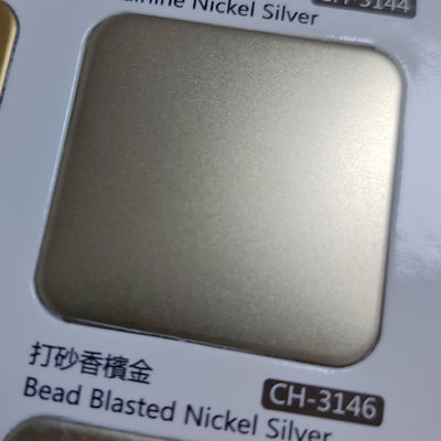 Harga yang bagus Champagne Gold Color Bead Blasted Satin Finish 304 Stainless Steel Sheet Dengan Anti-Finger Print Untuk Dekorasi Mewah on line