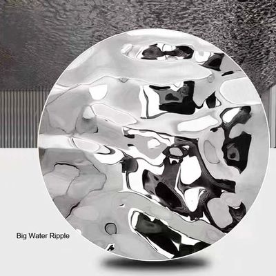 Harga bagus Set alat makan warna untuk pernikahan stainless steel base plate water ripple silver on line