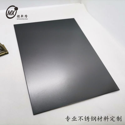 Harga yang bagus Hitam 201j1j2 Lembar stainless steel BeadBlasting Permukaan Warna Inoks Lembar PVD Lapisan Untuk lift on line