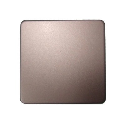 Harga yang bagus Antique Brass Color Stainless Steel Sheets Harga 304 Bead Blasting Selesai PVD Inox Sheets on line