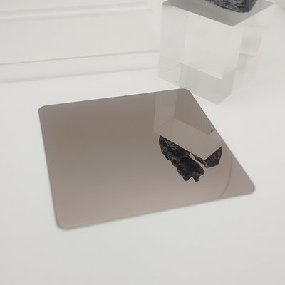 Harga yang bagus Lembar stainless steel 304 Lembar Kafe Warna Surface Mirror on line