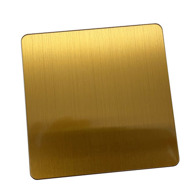 Harga bagus Red Gold Hairline Surface Mirror 8K Anti Finger Print Warna Lembar Baja Rostless on line