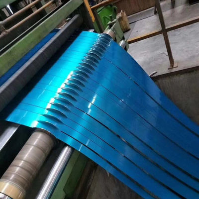 Harga bagus Aisi 201 304 316 430 410 Emas Cermin Mawar Hitam Pvc Warna Dilapisi Stainless Steel Strip Coil on line