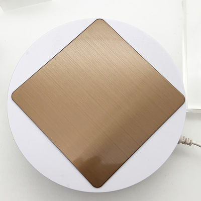 Harga yang bagus Pelapis Keramik Perabotan Lampu Lampu Emas Mawar Emas Warna PVD Lembar Baja Rinsless on line