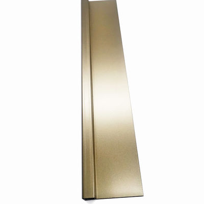 Harga bagus Metal berwarna Stainless Steel Edge Trim Tile 0.5--3mm Ketebalan on line