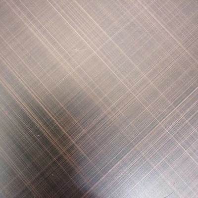 Harga bagus 316/304 Lembar kaca berlapis warna stainless steel/HL/NO.4 Finish ANTI - FINGERPRINT on line