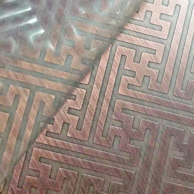 Harga bagus Desainer Rekomendasi Piring Baja Berwarna-warni Hotel Instalasi Seni / LOGO Bahan dinding 3D Efek Laser Embossing Ekspor Global on line