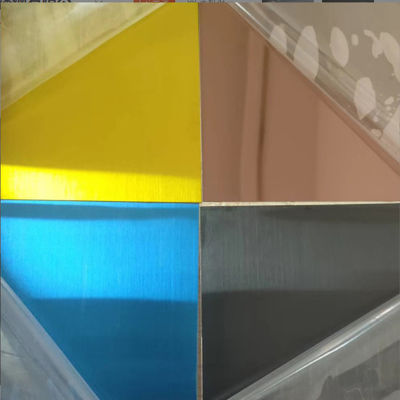 Harga bagus Kelas 304 201 316 430 Dekoratif Lembar Baja Rinsless Wall Cladding Untuk Desain Interior on line