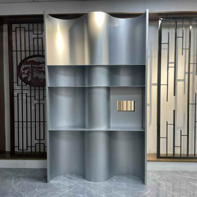 Harga bagus Metal Display Cabinets Custom Color Stainless Steel Cabinet Untuk Display Rumah Toko Mall And Office on line