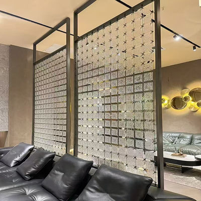 Harga bagus gold 201 304 factory price Metal Frame Stainless Steel Screen With Glass Home Furniture on line
