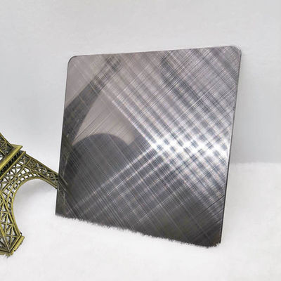 Harga yang bagus Lembaran Stainless Steel Berwarna Hitam PVD 2438mm 3048mm on line