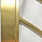 Panel Layar Dekoratif Stainless Steel JIS304 Wearproof Laser Cut Garis Rambut Berongga