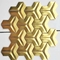 AISI 201 304 Kamar Mandi Rose Gold Mosaic Tiles Garis Rambut Dipoles Selesai
