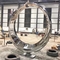 Patung Stainless Steel Garis Rambut Bulan Purnama Seni Luar Ruangan Zr-Kuningan ASTM 316