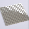 Partikel Kecil Perak 304 Ubin Mosaik Stainless Steel Untuk Kamar Mandi
