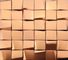 48 Ubin Mosaik Stainless Steel Trapesium 3d 293 × 293mm Dekorasi Dapur