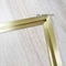 Zr Brass Sandblasting Stainless Steel Trim Strip 0.4mm Untuk Perabotan Dekoratif
