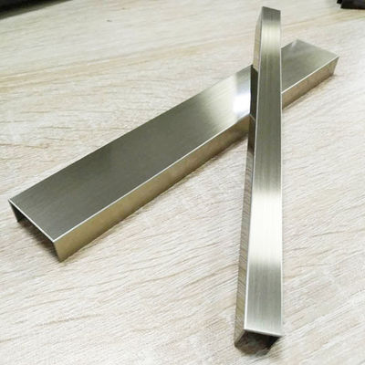 Harga bagus Strip Trim Stainless Steel Champagne Emas PVD 200cm Hingga 400cm on line