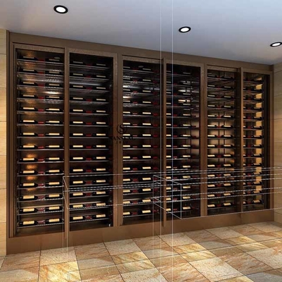 Kabinet Anggur Bar Perabot Ruang Keluarga Wine Display Stand Kulkas Display Showcase