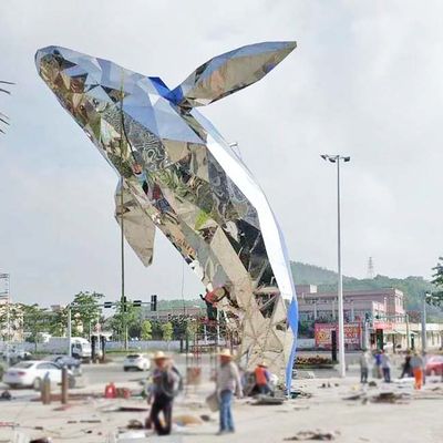 Harga bagus ODM Splend 304 Stainless Steel Art Sculptures Yard Animal Warna Lukisan Disesuaikan on line