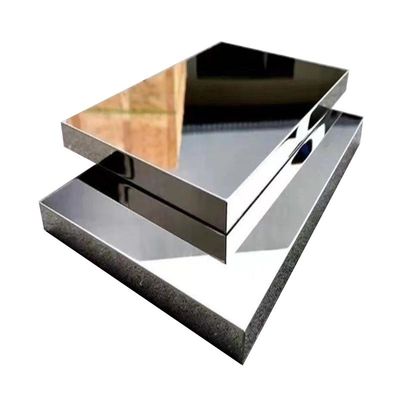 Harga yang bagus Langit-langit Panel Sandwich Sarang Lebah Aluminium 30MM 10K Cermin Lapisan PVD Garis Rambut Disikat SS on line
