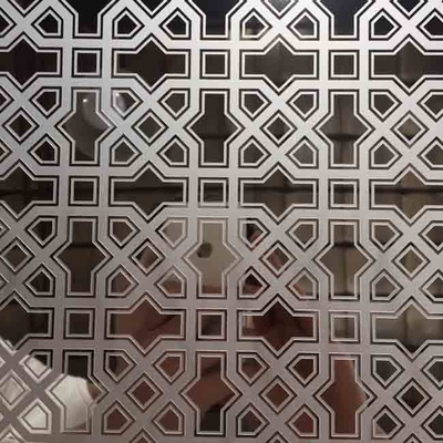 Cermin Tergores Lembaran Stainless Steel Warna 8K untuk Pintu Lift