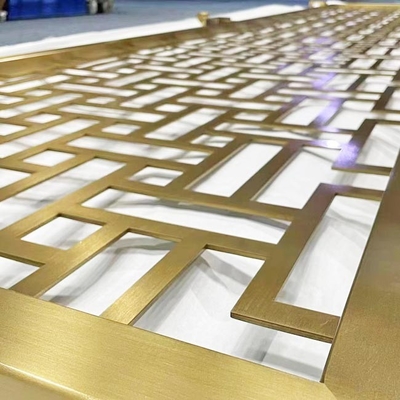 Partisi Layar Stainless Steel AISI 304 Pembagi Ruang Kuningan 3mm