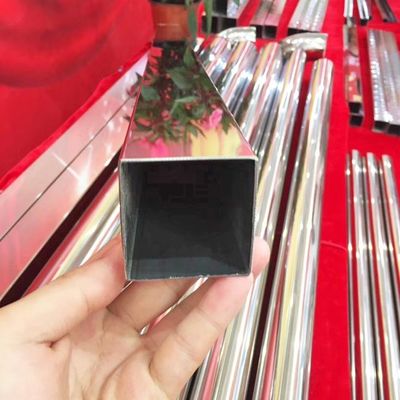 Harga bagus 201 304 316L Pipa Tabung Stainless Steel Inox Square BV Cold Rolled on line