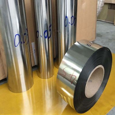 Harga yang bagus 0,01mm Sampai 0,1mm Stainless Steel Foil Rolls Cold Rolled BA Dipoles on line