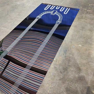 Pola Kolom Romawi Lembaran Stainless Steel Tergores Untuk Lift Cab