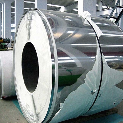 Aplikasi Suhu Tinggi 430 2B Stainless Steel Coil Mill Edge 0,25 Hingga 2mm