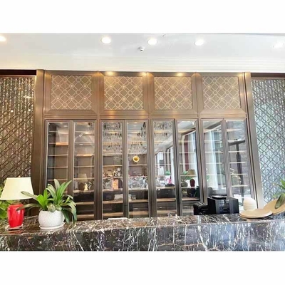 Kaca Pajangan Guangdong Dan Lemari Anggur Stainless Steel 304