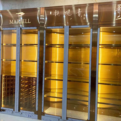 Harga bagus Pintu Kaca Rumah Lemari Anggur Modern Mewah on line