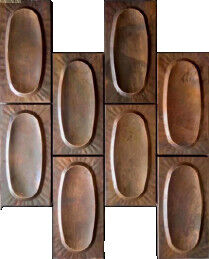 Harga bagus Ukuran kecil persegi cermin perak mosaik baja tahan karat untuk dekorasi dinding on line