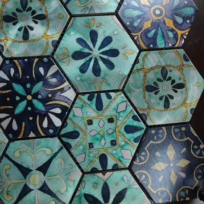 304 dan 201 Grade stainless steel mosaic tile untuk klub malam Desain tahan lama