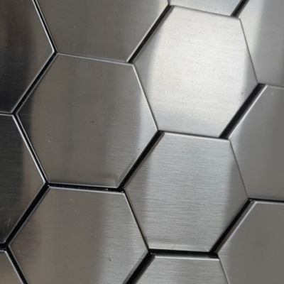 Harga yang bagus Ubin Mosaik Marmer Tebal 0,3mm Untuk Hiasan Dinding Dapur Kamar Mandi on line